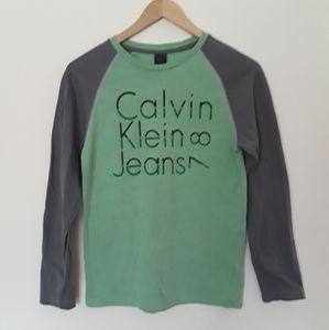Calvin Klein boys baseball tee